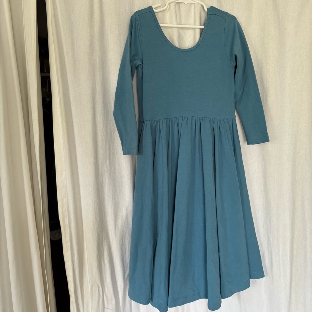 Alice + Ames Blue Long Sleeve Ballet Dress